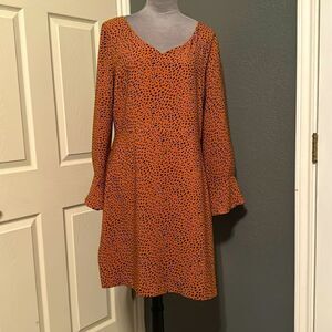 Ann Taylor Factory animal print sheath dress